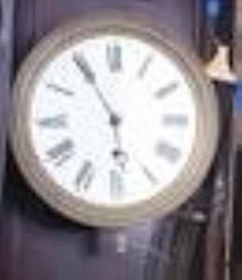 Walnut Victorian pinwheel jewelers regulator clock