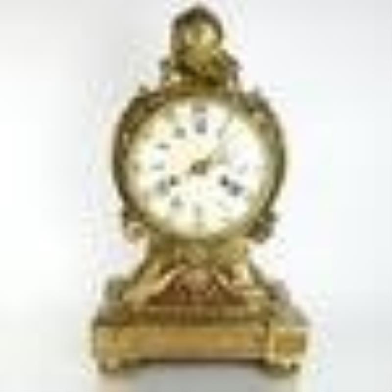 Marquis French Globe Top Mantel Clock
