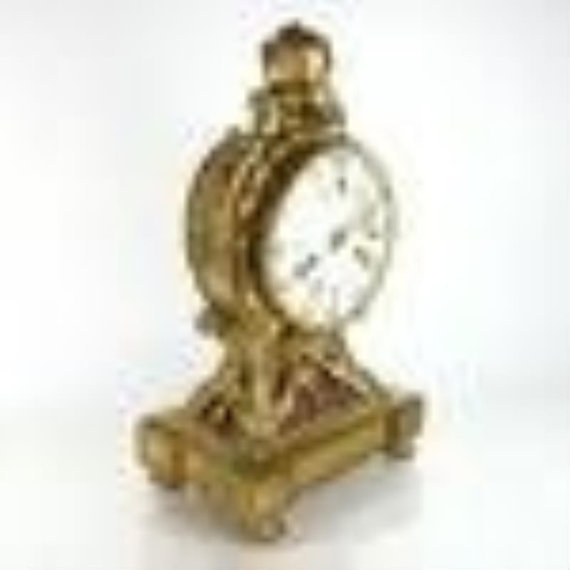 Marquis French Globe Top Mantel Clock