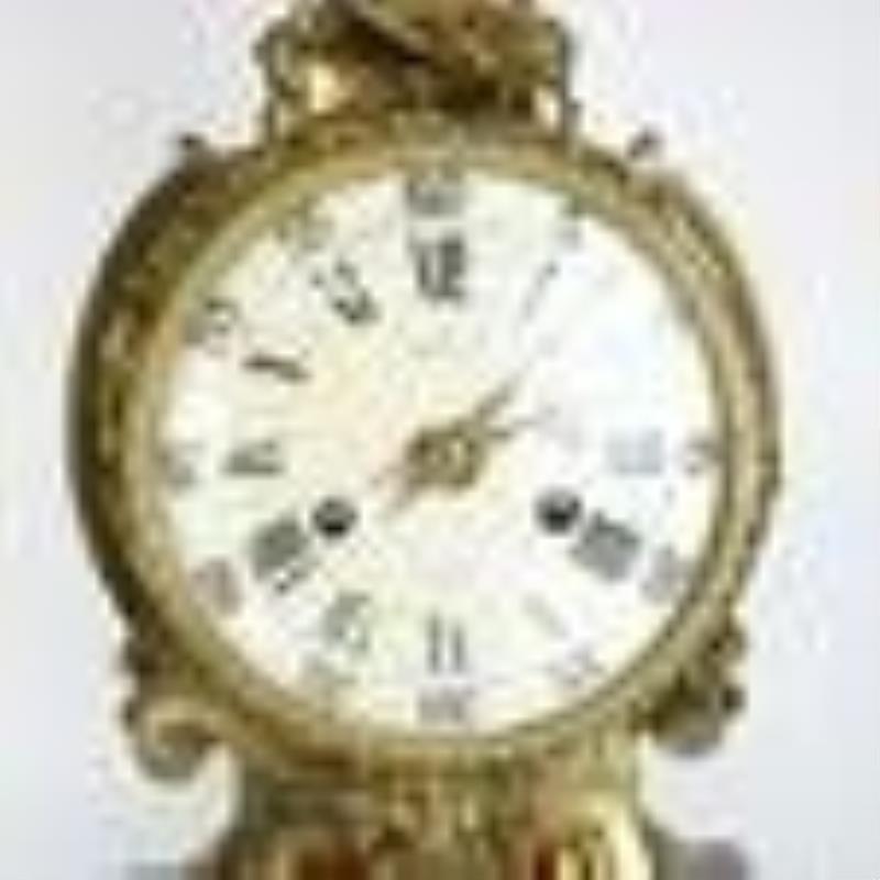 Marquis French Globe Top Mantel Clock