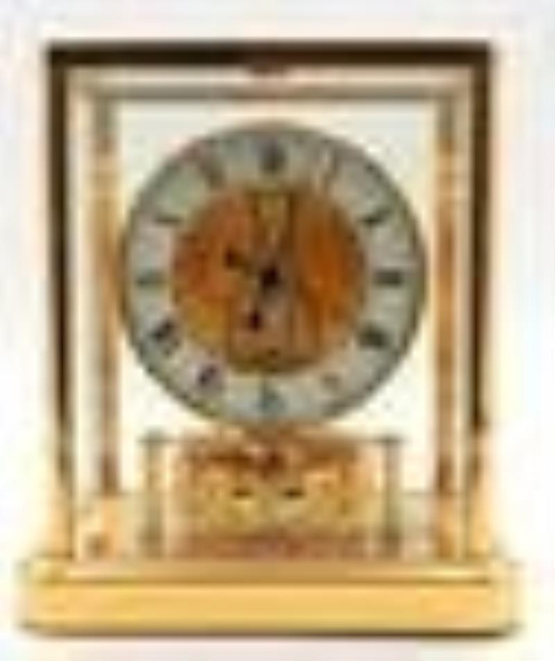 Jaeger Le Coultre \\\”Elysee\\\” Atmos Gold Clock