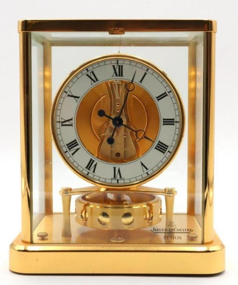 Jaeger Le Coultre \\\”Elysee\\\” Atmos Gold Clock
