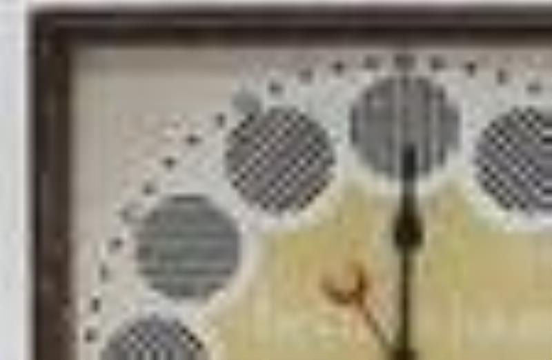 Antique Orthogon Lenses Advertising Clock