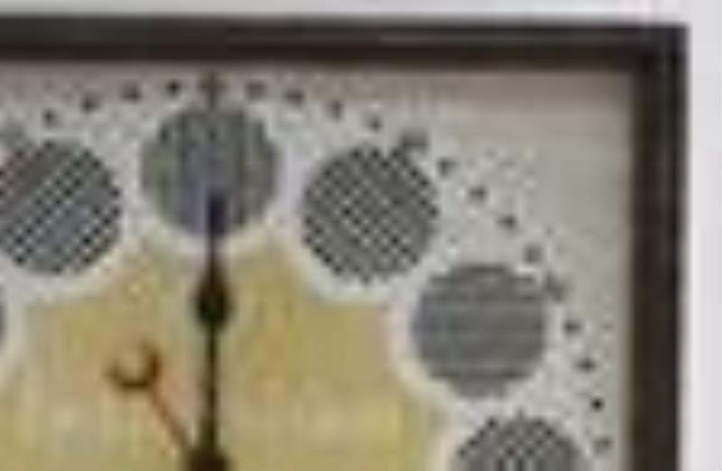 Antique Orthogon Lenses Advertising Clock
