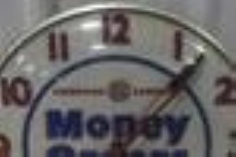 Vintage American Express Lighted Advertising Clock