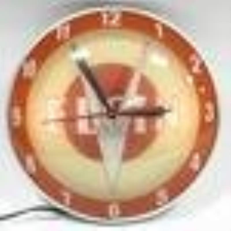 Modern Elgin Bicycles Double Bubble Lighted Clock