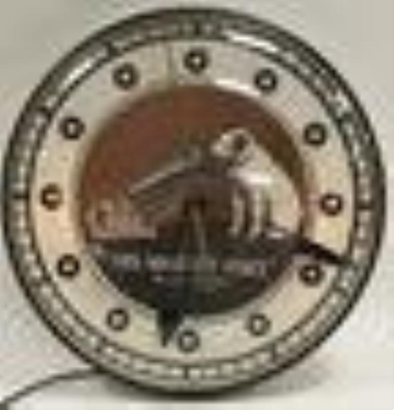 Vintage Fantasy RCA Lighted Advertising PAM Clock