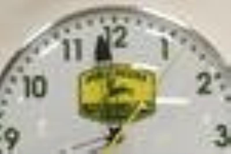 1997 John Deere Lighted Adv Clock By