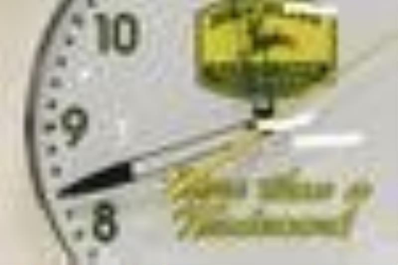 1997 John Deere Lighted Adv Clock By Yoder