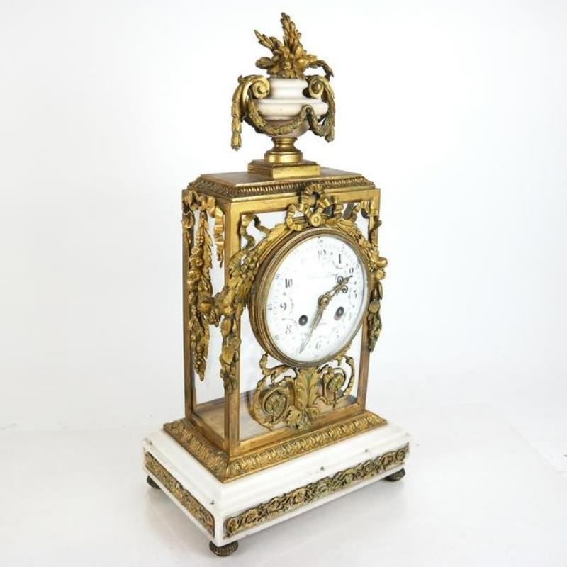 Julien Leroy Paris Bronze Mantel Clock