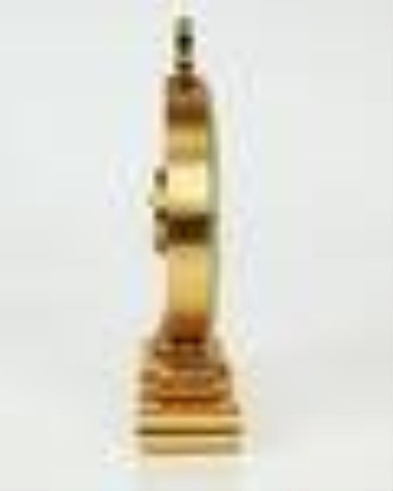 Imhof Swiss Gilt Metal Mantel Clock
