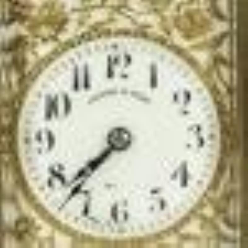 Antique French Gilt Brass Carriage Clock