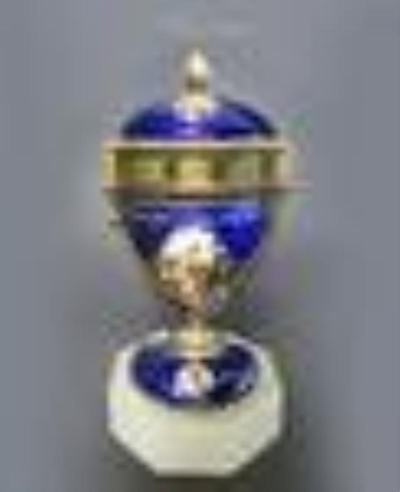 19th C. Austrian/Viennese Enamel Rotary Clock