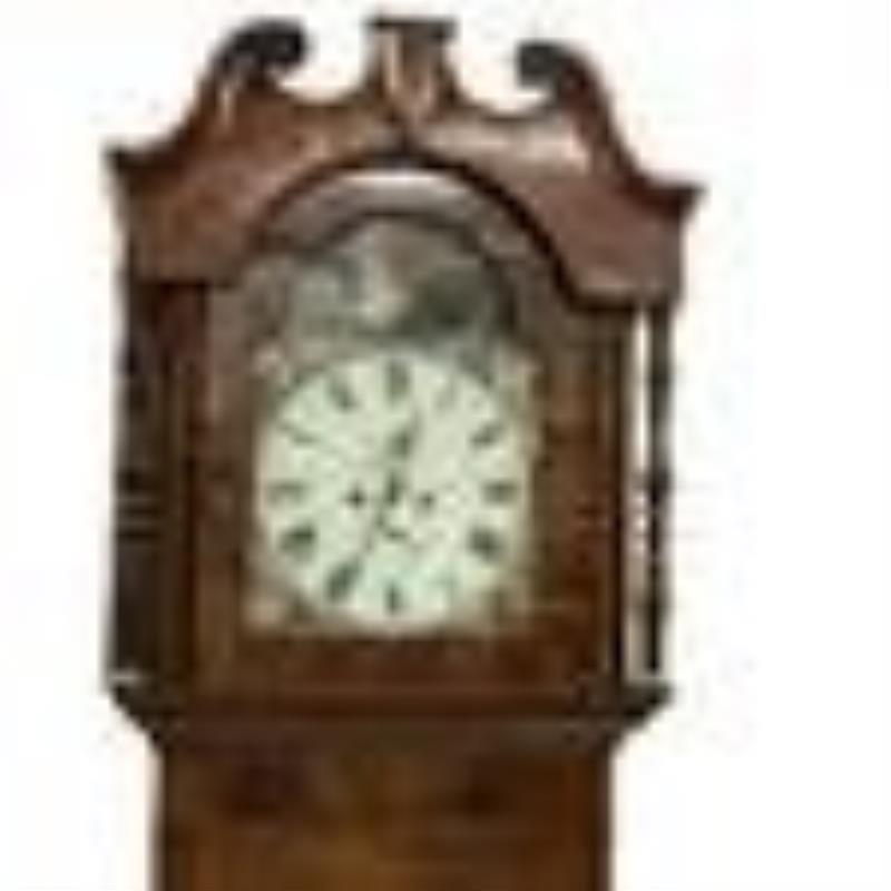 George III Mahogany Tall Case Clock, T. Lister, Halifax