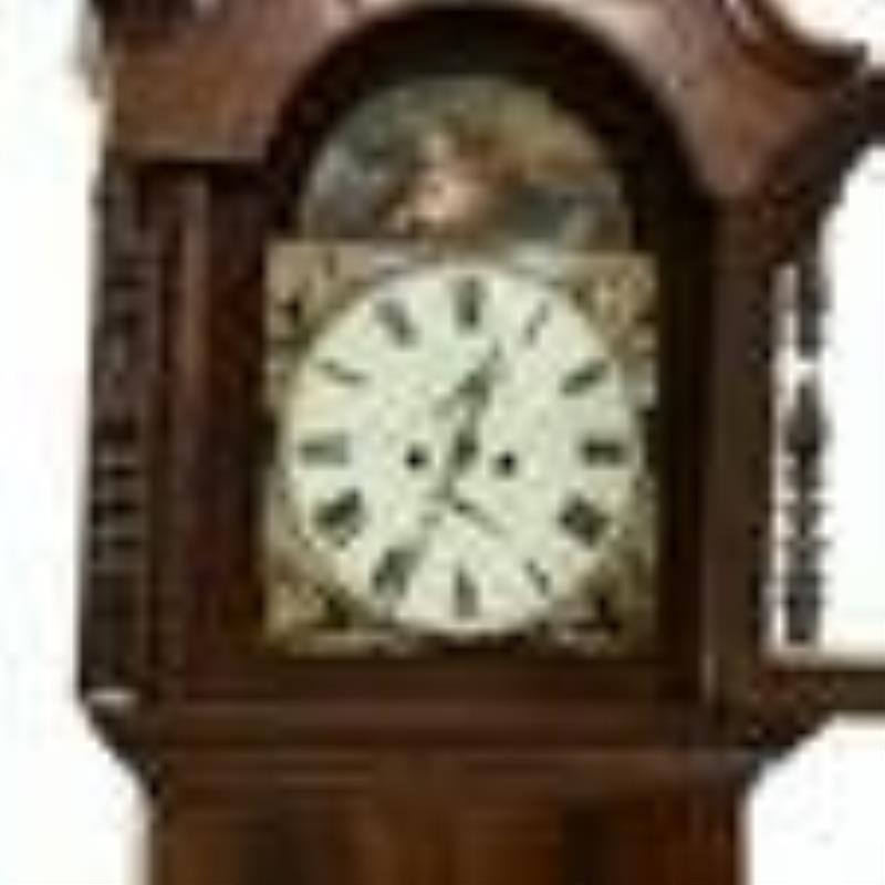 George III Mahogany Tall Case Clock, T. Lister, Halifax