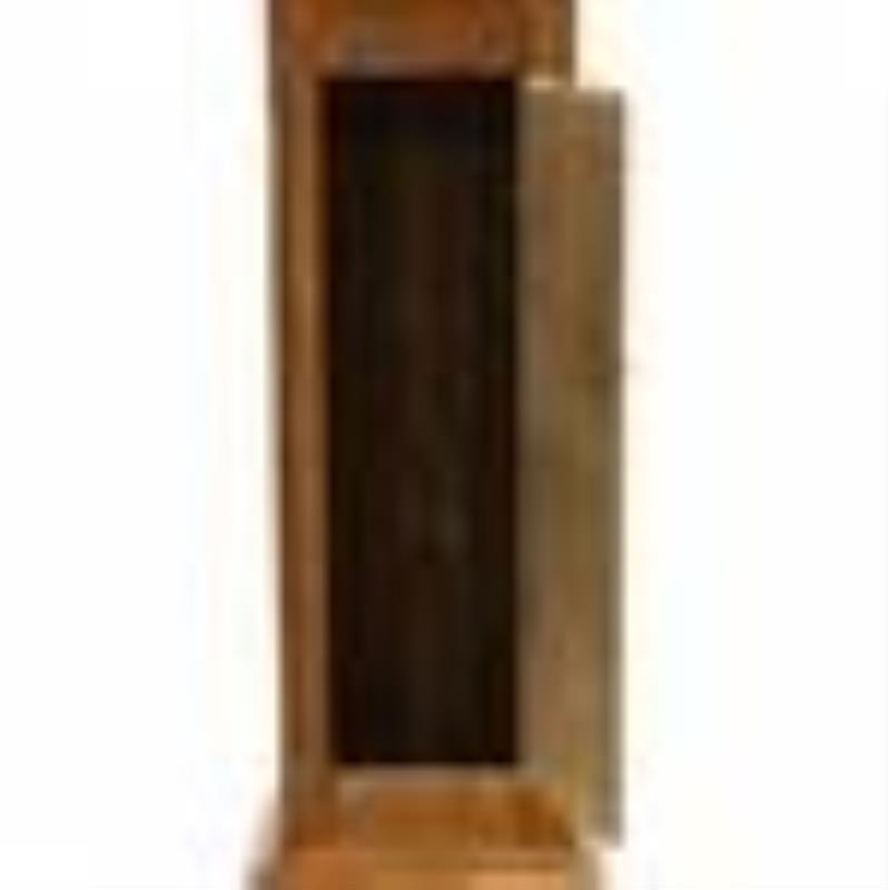 American Chippendale Birch Tall Case Clock