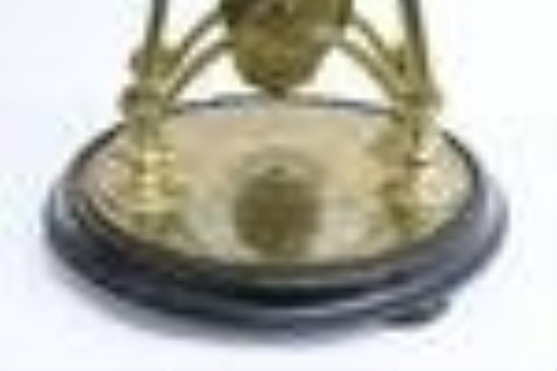 19th century English 8-day skeleton clock