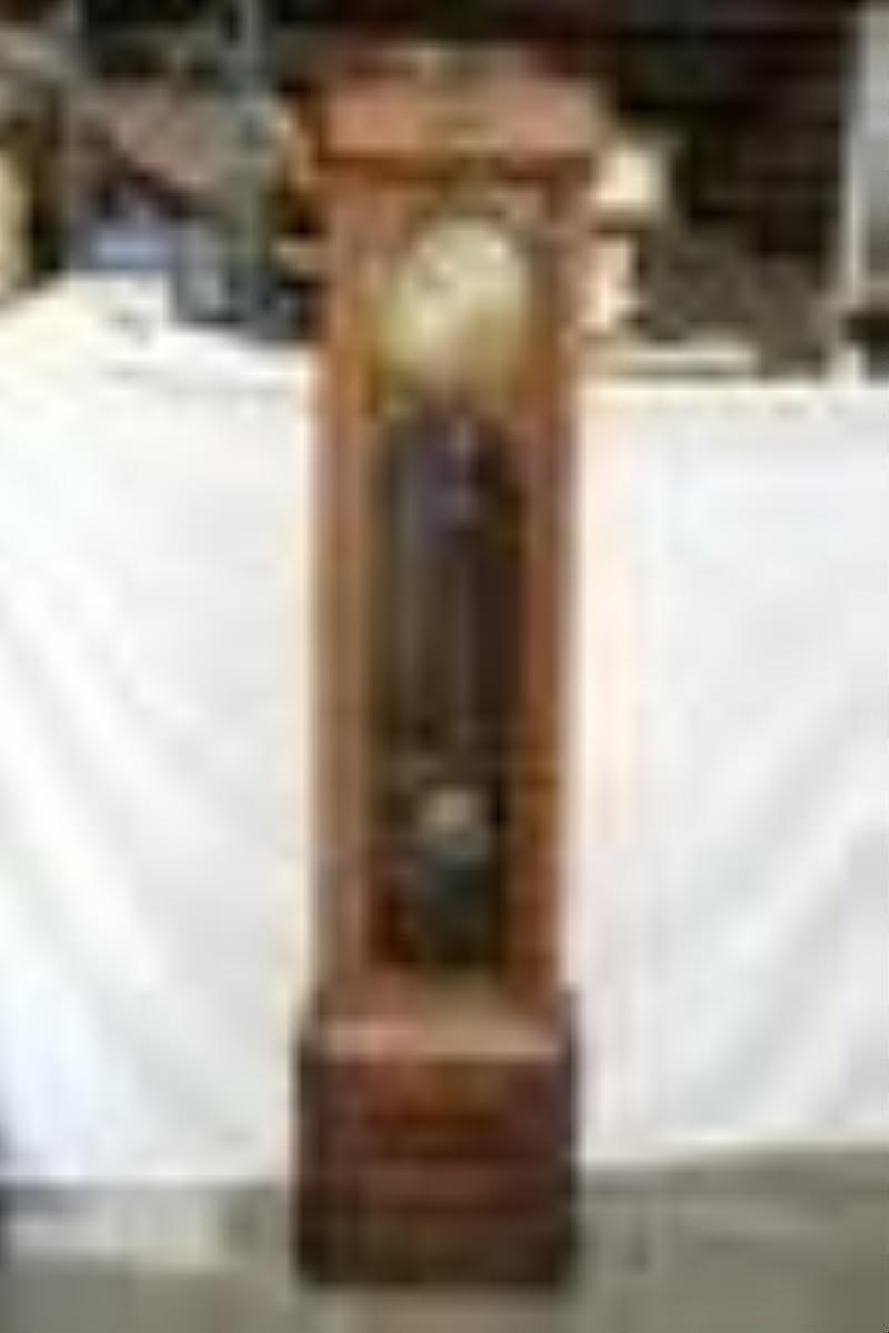 Germany late 19th c. 3weight grandfather clock Price Guide