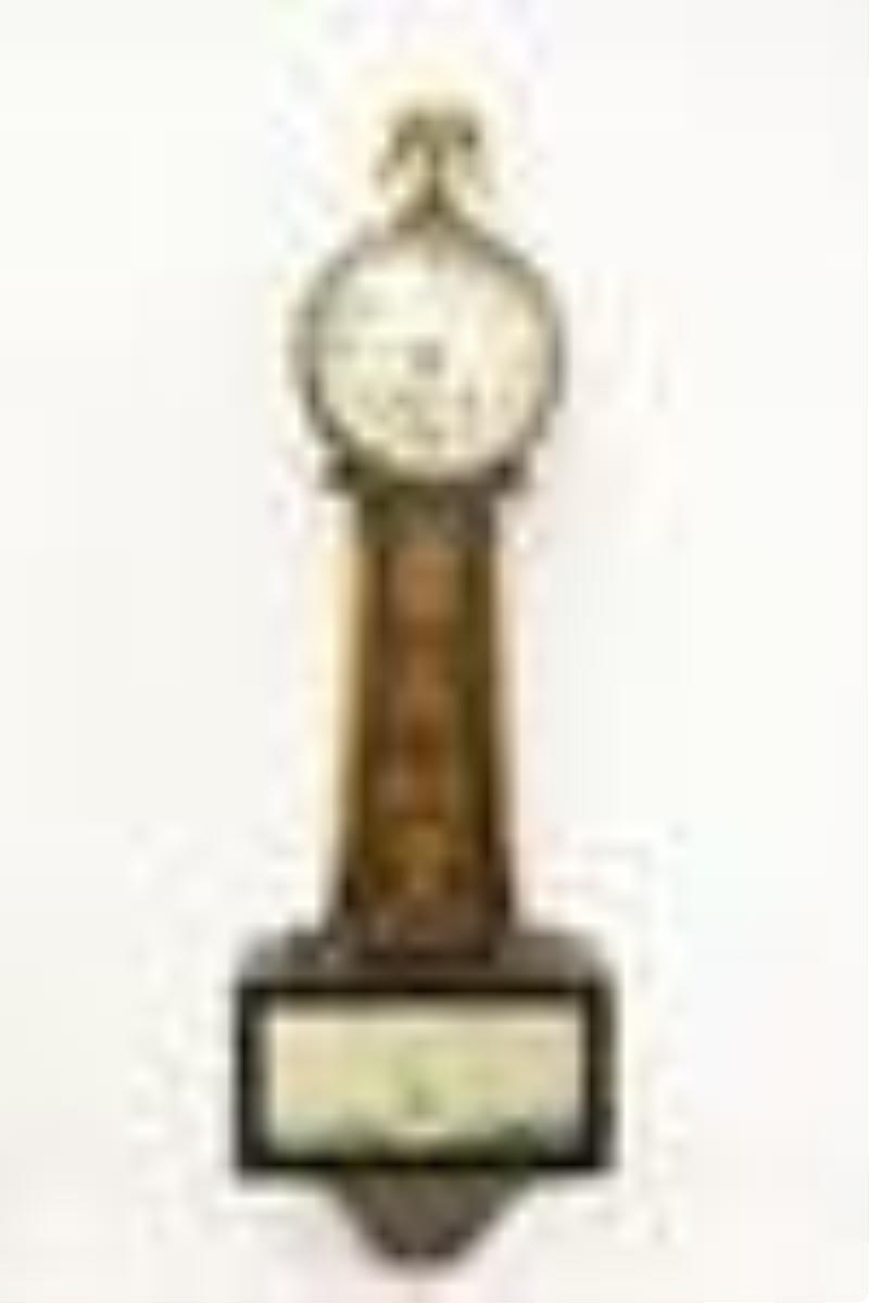 19th century American banjo clock by Gilbert