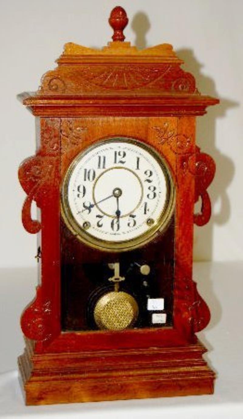 Seth Thomas Black Walnut Shelf Clock