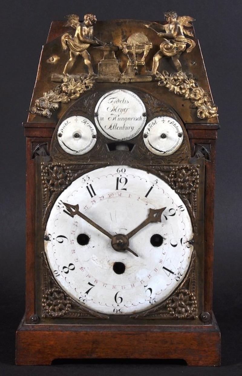 AN 18TH CENTURY HUNGARIAN CLOCK, by FELLELIS MEYER