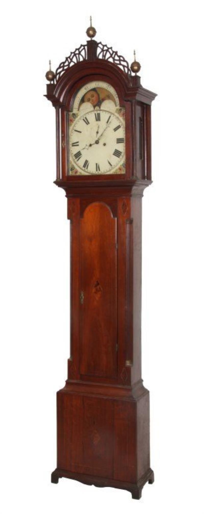 Federal Tall Clock in a Roxbury Style Case