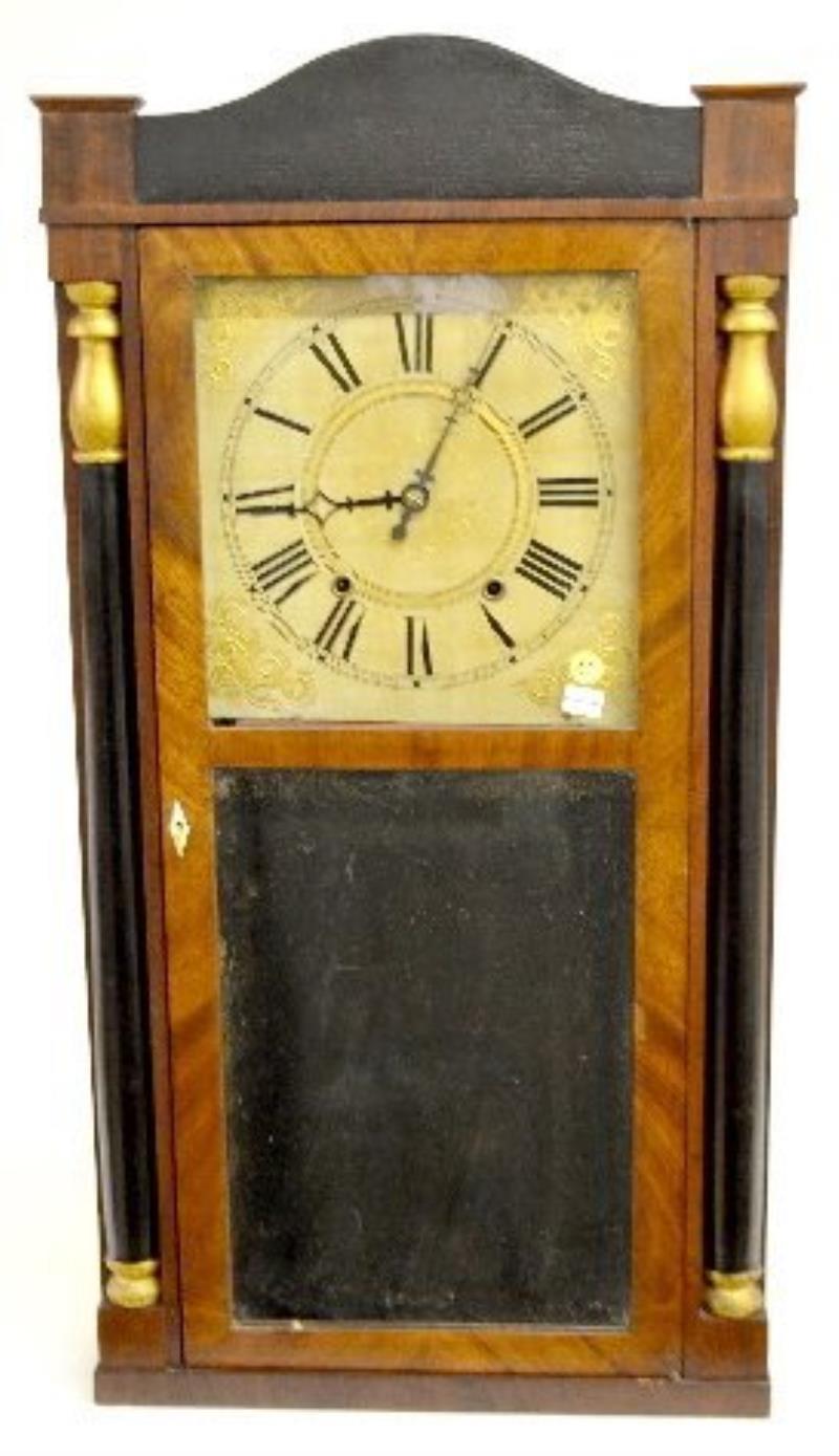 Orton, Preston & Co. Wood Works Shelf Clock