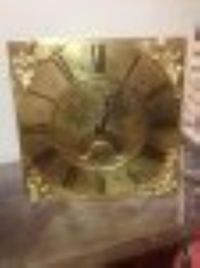 Dutch Walnut and Marquetry Automaton Clock