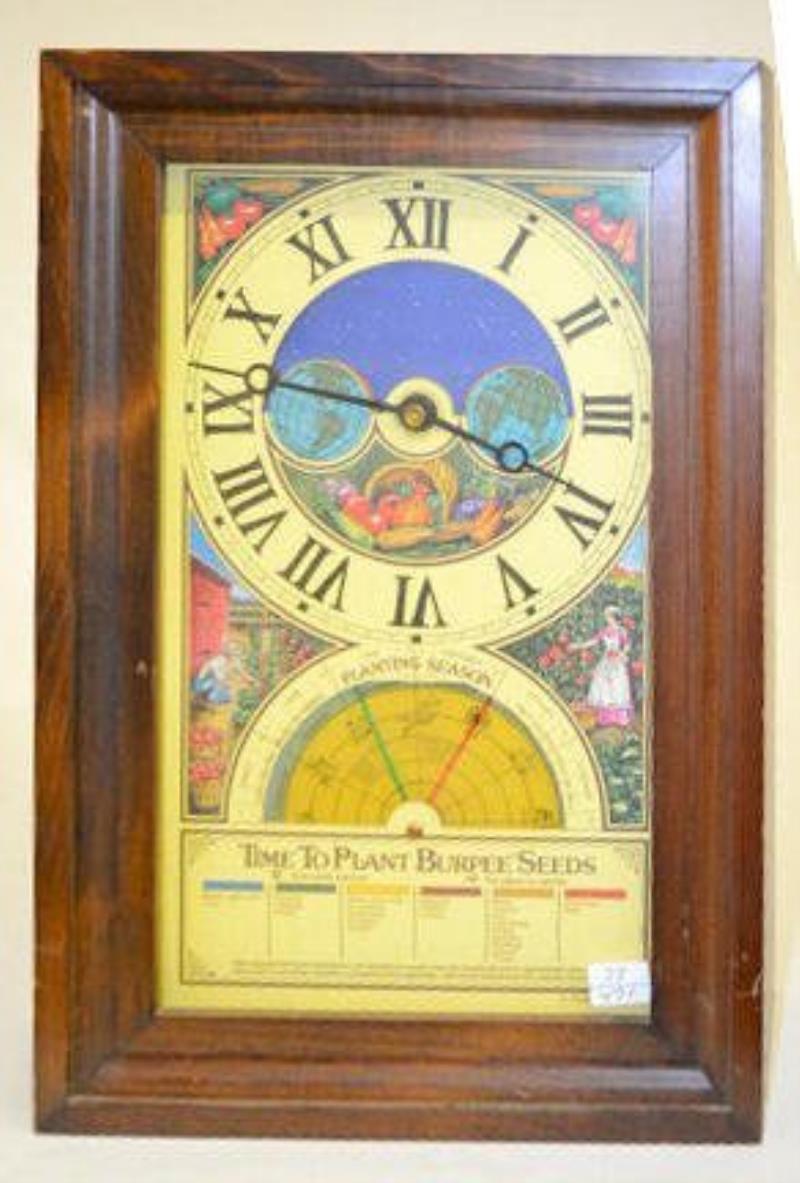 “Time To Plant Burpee Seeds” Shelf Clock