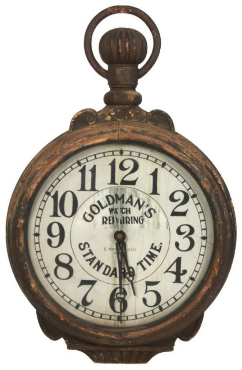 E. Howard Double Sided Jewelers Store Clock