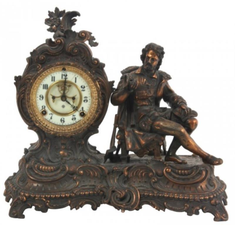 Ansonia Figural Mantle Clock Â Arion