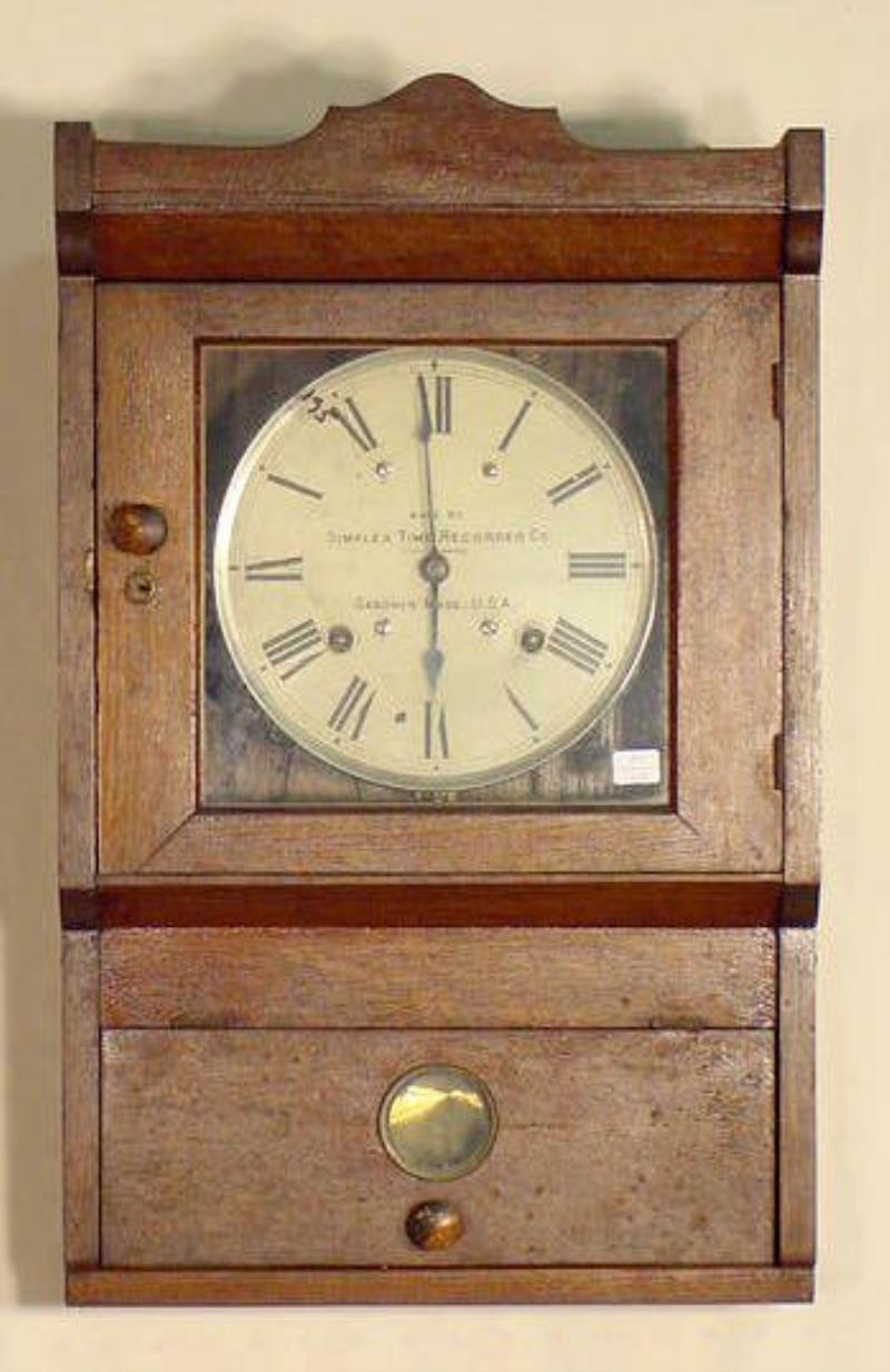 S. T.Simplex Time Recorder Co. Wall Clock