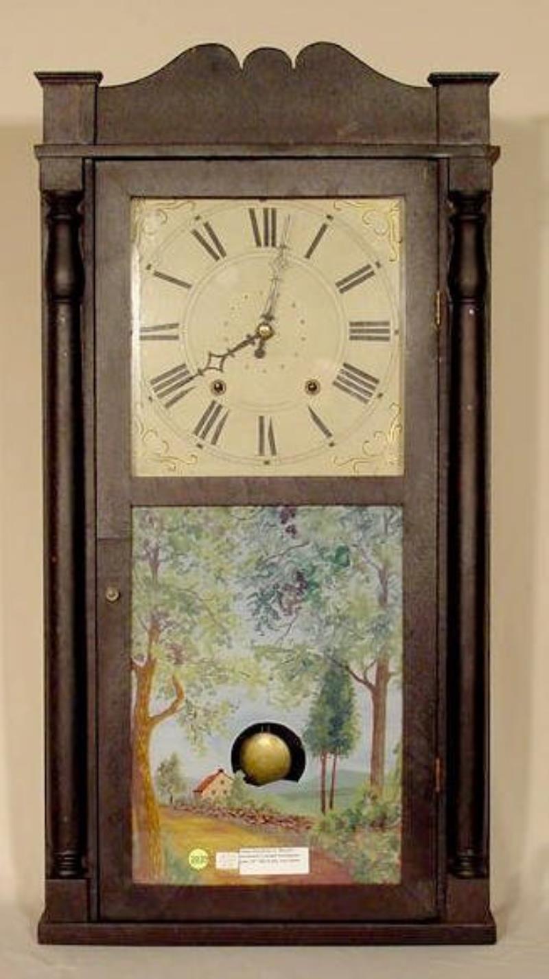 Elisha Hotchkiss Jr. Conn. Weigth Driven Clock