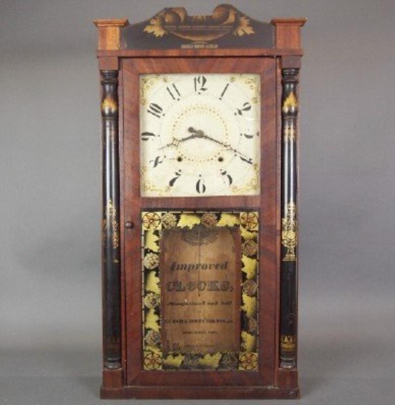 Elisha Hotchkiss Jr. shelf clock