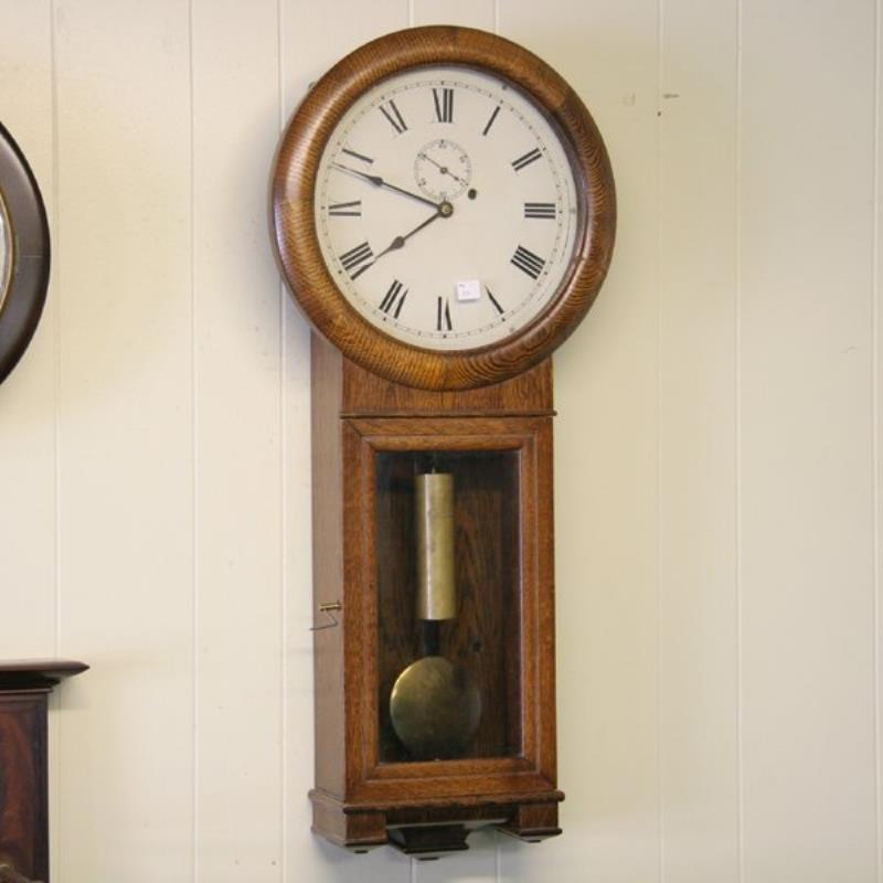 C1900 arts and crafts wall clock