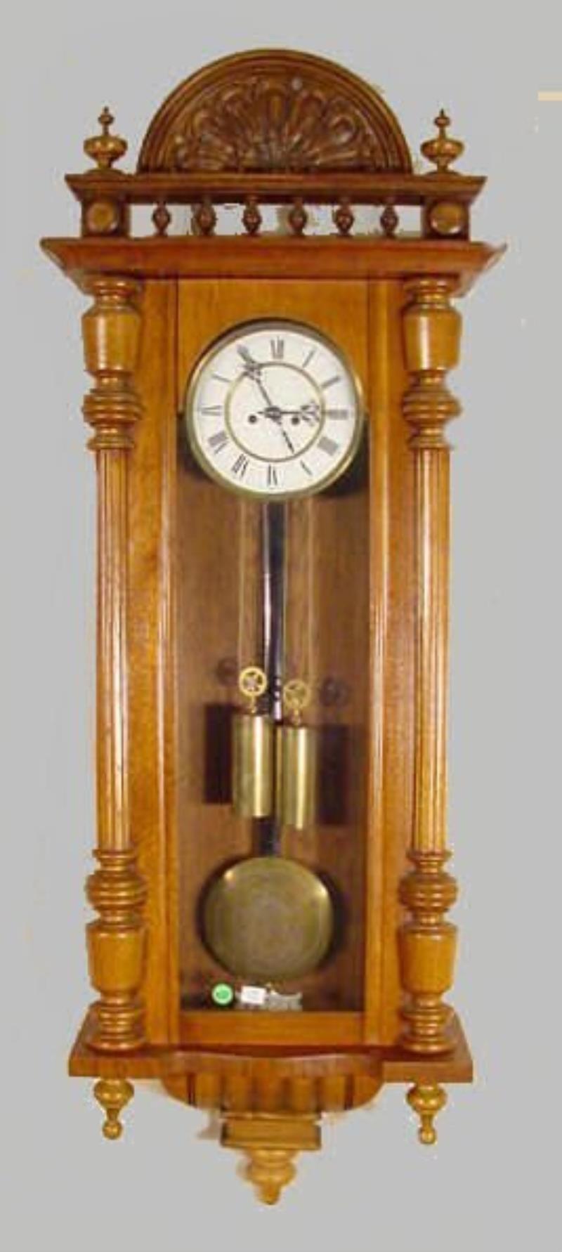 Two Weight Oak Vienna Regulator