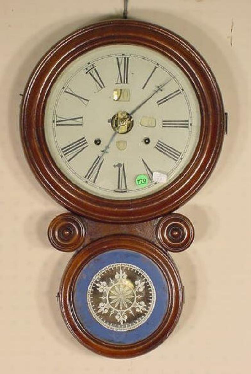 E. Ingraham Ionic Wall Clock