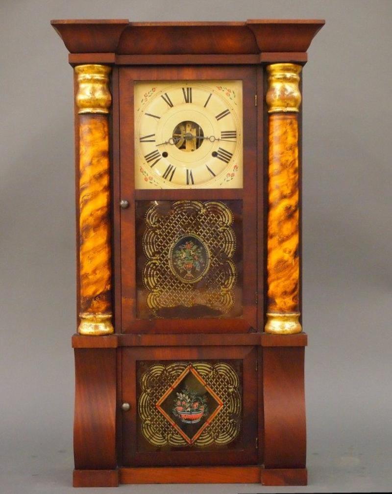 Seth Thomas Column & Cornice shelf clock