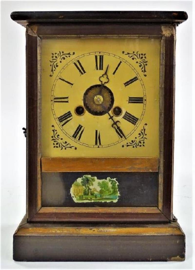 Mid to Late 19th century American shelf clock