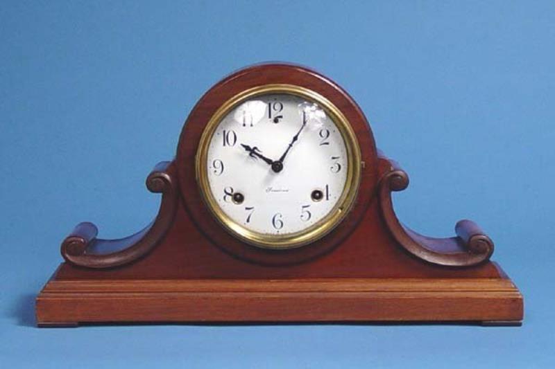 Sessions Mahogany Tambour Mantel Clock