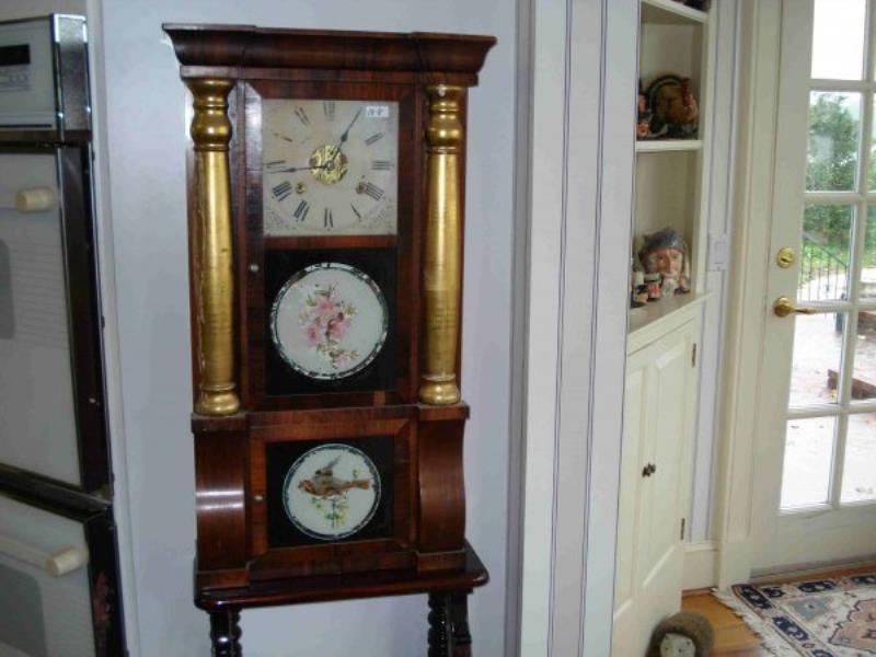 Seth Thomas column & cornice cased shelf clock