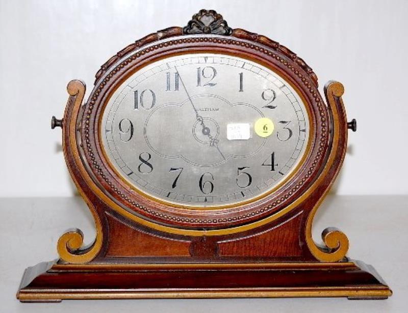 Waltham Wood Framed Dresser Clock