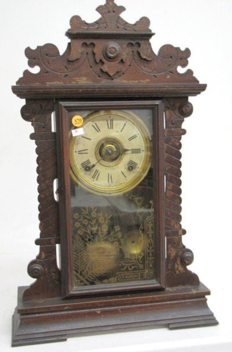 Walnut Seth Thomas Kitchen Clock