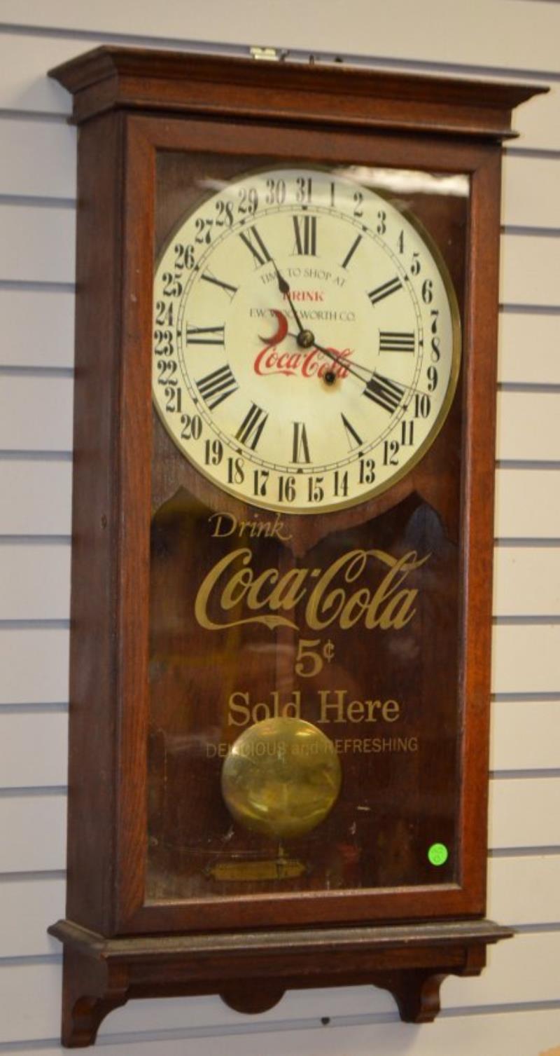 Antique ST Coca-Cola Advertising Clock