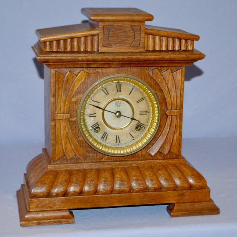 Antique Waterbury “Taylor” Cabinet Mantel Clock.