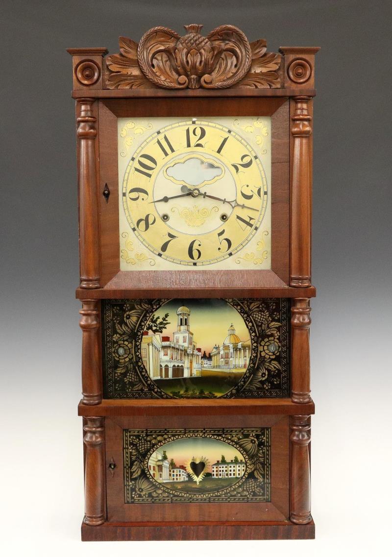 C & L C Ives Triple Decker Shelf Clock