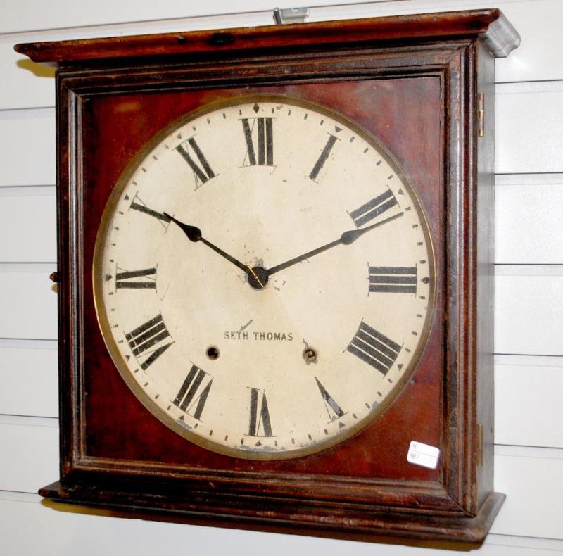 Antique Seth Thomas office #1 Wall Clock