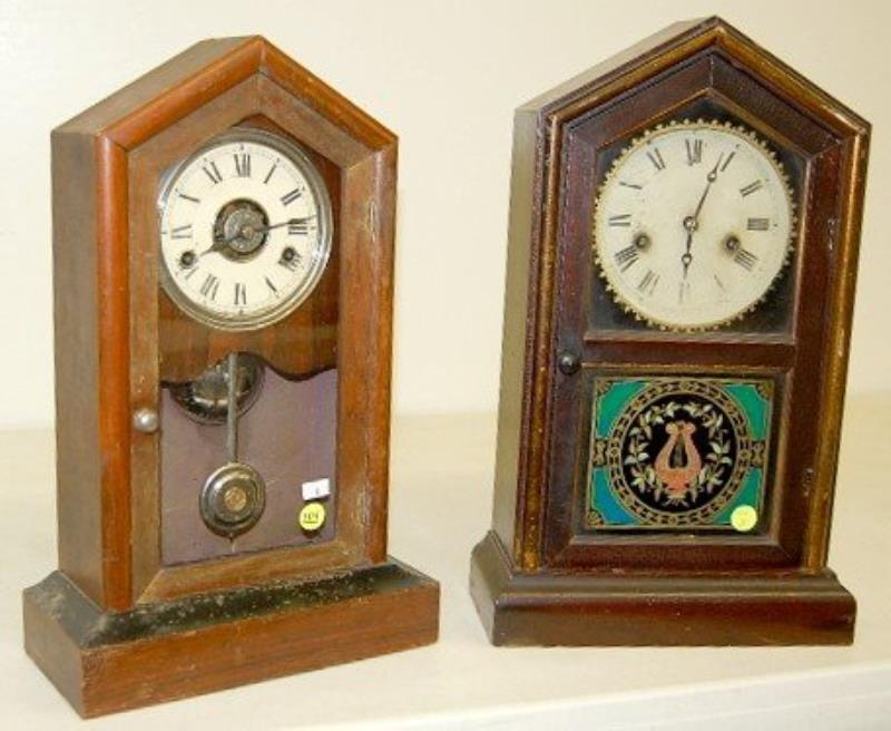 New Haven & Seth Thomas Gothic Mantle Clocks