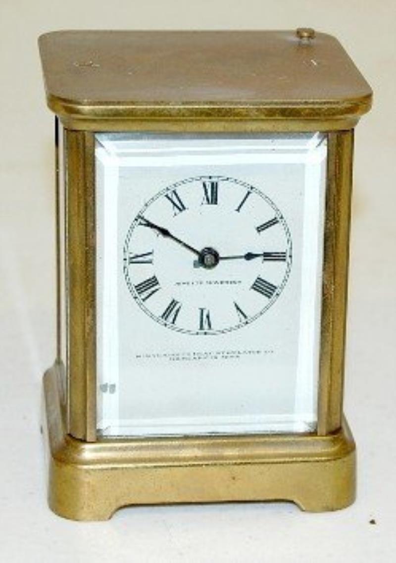 Antique Waterbury Advertising Carriage Clock