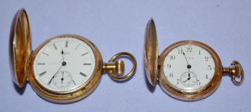 2 Antique Elgin Pocket Watches